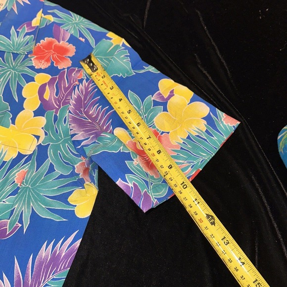 Vintage 1970s Hawaii Button Up Shirt & Hat Sz Large In Mint Unworn Condition! - Picture 14 of 16